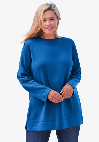 Vista 6 de Woman Within - Sudadera Sherpa de talla extragrande para mujer