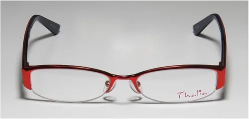 Vista 3 de Thalia Perla - Bisagras flexibles de medio borde para mujer, diseño de vanguardia, lentes auténticos