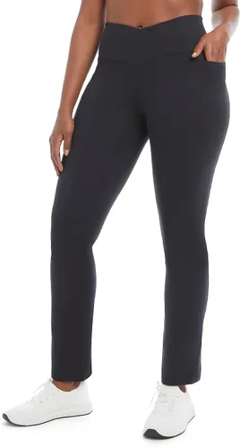 Vista 2 de Danskin Pantalón de yoga acampanado con cintura cruzada para mujer