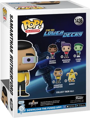 Vista 3 de Funko POP! TV: Star Trek LD - Samanthan Rutherford - Figura de vinilo coleccionable - Idea de regalo - Productos oficiales - para niños y adultos