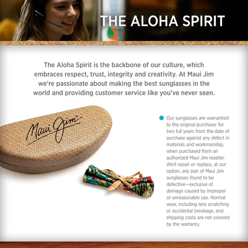 Vista 8 de Maui Jim Gafas de sol polarizadas estilo aviador para hombre y mujer