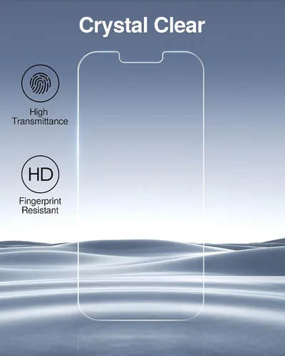 Vista 9 de SMARTDEVIL Paquete de 2 protectores de pantalla de privacidad para iPhone 14/iPhone 13/iPhone 13 Pro, antiespía, de grado militar, inastillable