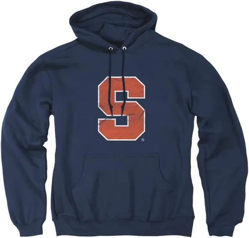 Vista 15 de Distressed College Primary Logo Adult Pullover Hoodie Collection 1 Universidad Estatal de Albany