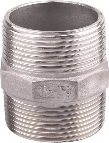 Vista 7 de Boquilla hexagonal macho NPT de 1 pulgada - DERPIPE acero inoxidable 304 roscado para kit de preparación, aplicación de tuberías caseras