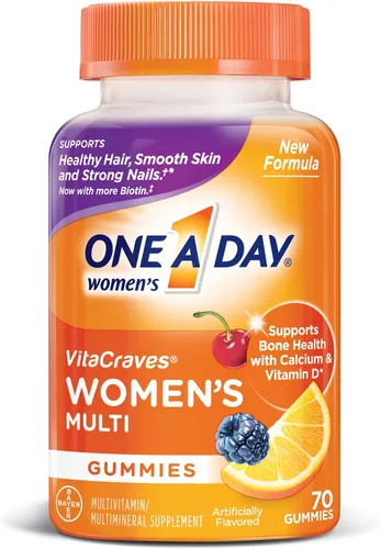 Vista 2 de One A Day Multivitamínico para mujer, suplemento con vitaminas A, C, E, B1, B2, B6, B12, biotina, calcio y vitamina D, 150