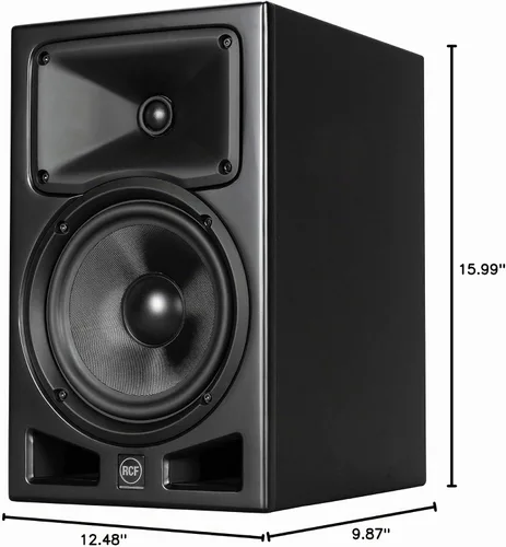 Vista 8 de Monitor de estudio RCF de 8", negro - RAL 9005, AYRA-Eight-PRO