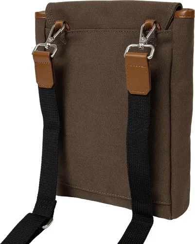 Vista 5 de PS Paul Smith Zebra - Bolso cruzado para hombre, color caqui, Caqui