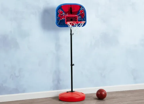 Vista 3 de Delta Children - Juego de aro de baloncesto Marvel Spider-Man para niños, color rojo