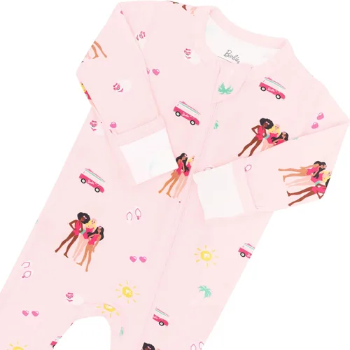 Vista 91 de KYTE BABY Pies unisex con cierre de cremallera, rayón hecho de bambú, 0-24 meses
