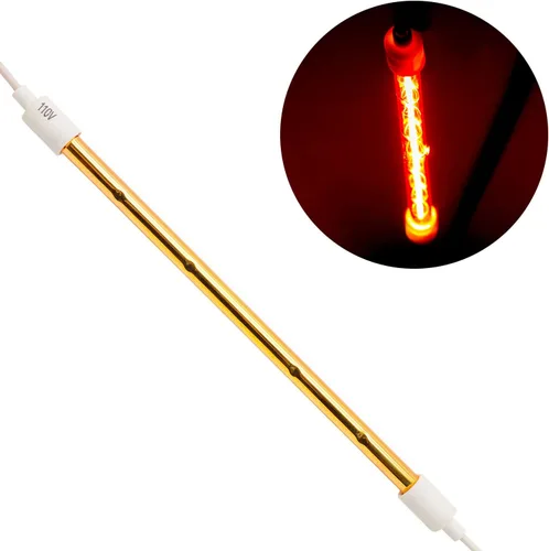 Vista 10 de DATOUBOSS Bombilla de calentador de 1000 W para lámpara de curado de pintura infrarroja Tubo de repuesto de bombilla de calentador de onda corta