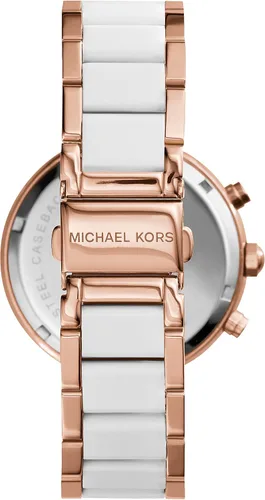 Vista 3 de Michael Kors - Reloj Parker de acero inoxidable con detalles de diamantes