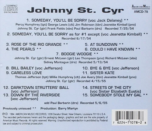 Vista 2 de Johnny St Cyr