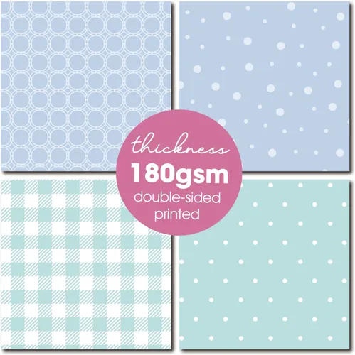 Vista 5 de Papel decorativo de cartulina de Pascua pastel de 12 x 12 pulgadas, 36 hojas, para hacer tarjetas, planificador, fondo de origami, álbum
