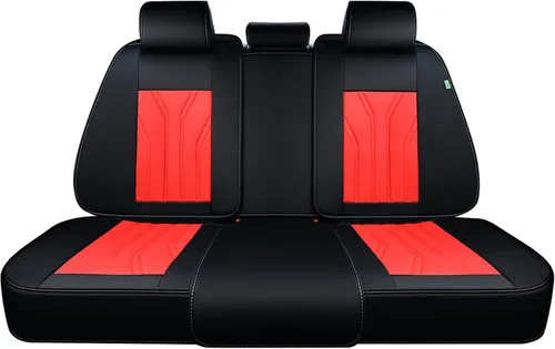 Vista 14 de FLORICH Fundas de asiento para automóviles, fundas de asiento impermeables, fundas de asiento de cuero para automóvil, paquete de 2, protector