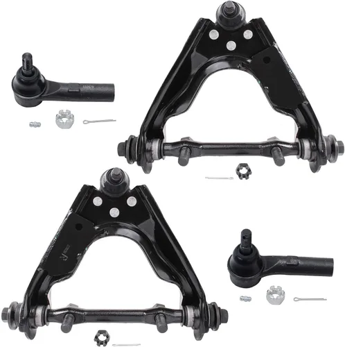 Vista 80 de Detroit Axle - Ejes de eje CV delantero izquierdo y derecho + Reemplazo de juntas esféricas de brazos de control inferiores delanteros para Ford
