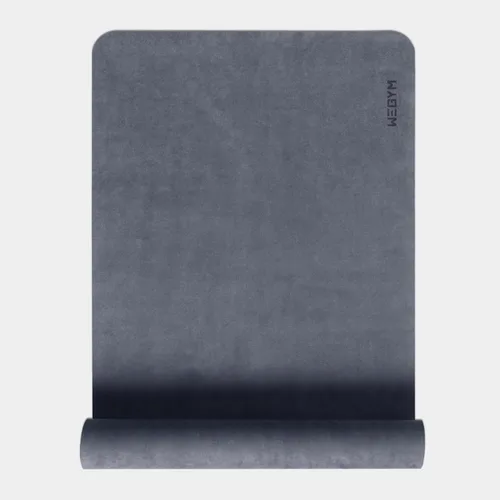 Vista 14 de WeGym Esterilla de yoga, esterilla de ejercicios de 4 mm acolchada para yoga, pilates, entrenamientos en casa - Esterilla de yoga de ante