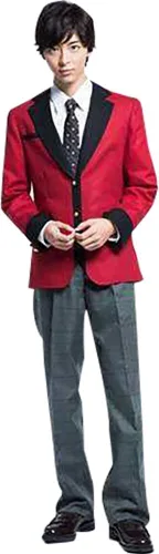 Vista 3 de POWHA Disfraz de Mango Cosplay para Kakegurui Compulsivo Jugador Ryota Suzui