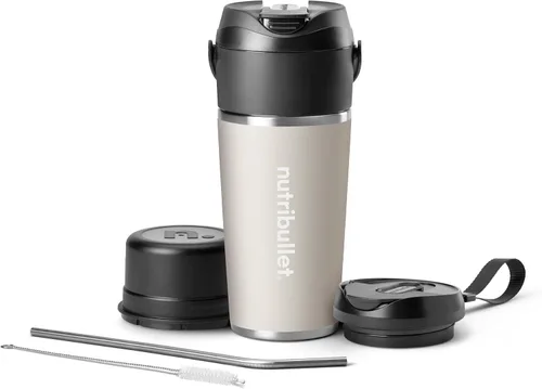 Vista 20 de nutribullet Batidora portátil abatible con vaso aislante, inalámbrico, negro, NBPB50350AK