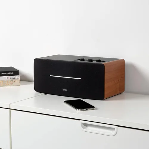 Vista 5 de Edifier D12 Altavoces de Computadora de Escritorio Integrados con Bluetooth 5.0, Altavoz Estéreo Inalámbrico de Mesa de 70 Vatios RMS con Salida