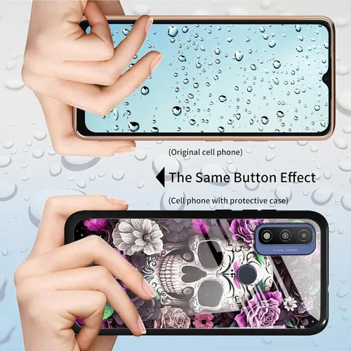 Vista 275 de Funda para Motorola Moto G Stylus 5G 2021 de vidrio templado, funda negra con diseño de mujer negra africana para mujeres y hombres, antiarañazos, a
