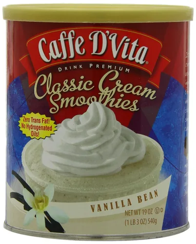 Vista 25 de Caffe D'Vita Batido de crema de frutas de té verde, latas de 19 onzas (paquete de 6)
