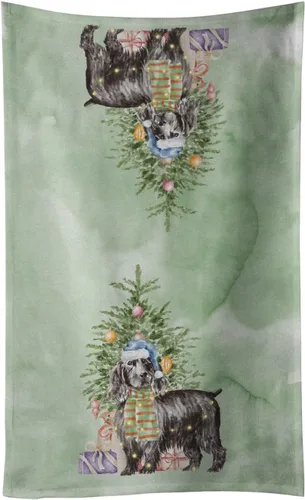 Vista 14 de Caroline's Treasures Toalla de cocina Christmas English Bulldog #2, 15 X 28, multicolor