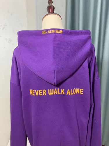 Vista 5 de Kpop Hoodies For Women Men,Oversized Sweatshirt For Women,Kpop Merchandise With You Albums Purple Hoodie