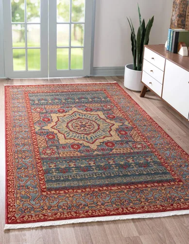 Vista 10 de Unique Loom Palace Collection - Alfombra Saray (2 pies x 3 pies 1 pulgada, rectangular, crema/marrón claro)