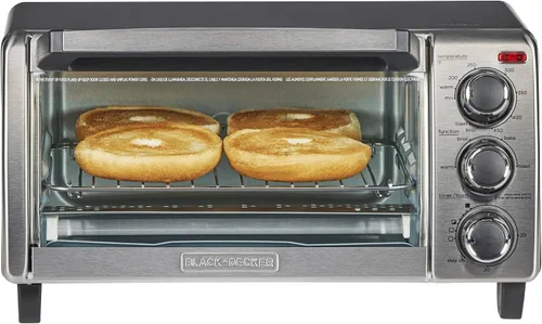 Vista 14 de BLACK+DECKER Crisp N Bake™ PRO - Horno tostador digital de 4 rebanadas, 5 funciones de cocción, horno de encimera de convección, se adapta a pizza