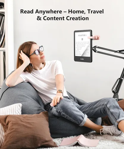Vista 3 de Fuloview Turner de páginas con control remoto para lectores electrónicos Kindle Paperwhite Kobo, girador de páginas con control remoto inalámbrico