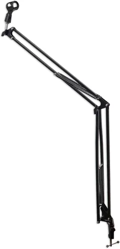Vista 4 de Rockville DMS40 40 "Micrófono Boom Arm Studio Podcast USB Mic Stand+Escritorio Abrazadera Desk Clamp, Steel Construction, Internal Springs