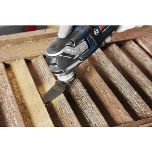 Vista 7 de Bosch OSL200CR 2 pulg. Hoja de sierra Starlock® multiherramienta oscilante de grano de carburo para dedo