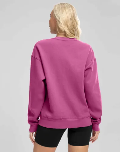 Vista 5 de G Gradual Sudaderas de cuello redondo para mujer, de gran tamaño, mezcla de algodón, forro polar, ajuste holgado