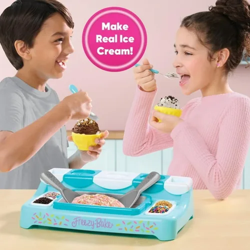 Vista 7 de ProductMix Mezclas de Helado Fáciles de Hornear y Congelar/Vainilla - Galletas y Crema y Miel de Caramelo/Fresa - Pastel Cortado y Deleite