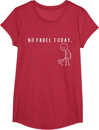 Vista 65 de No Padel Today Funny Padel Stickman Padel Playera Jugador de Tenis