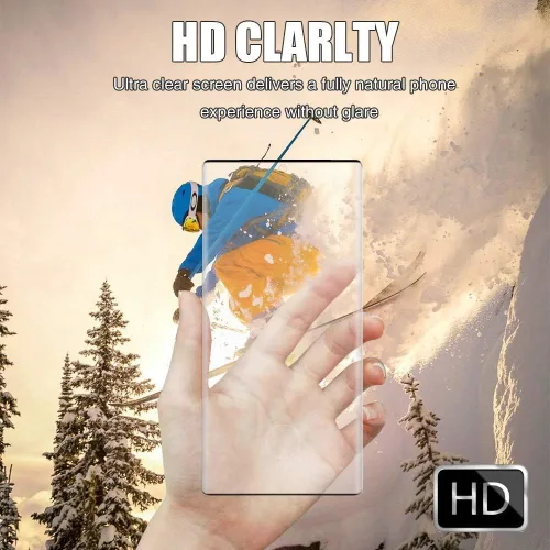 Vista 2 de (2+2 unidades) Protector de pantalla para Note 10 Plus con protector de lente de cámara, alta definición, transparencia, dureza 9H, resistente a
