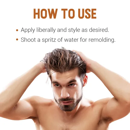 Vista 7 de Woody's Gel para el cabello Mega Firm para hombres, fijación fuerte, sin alcohol, sin escamas, gel para el cabello de los hombres para un