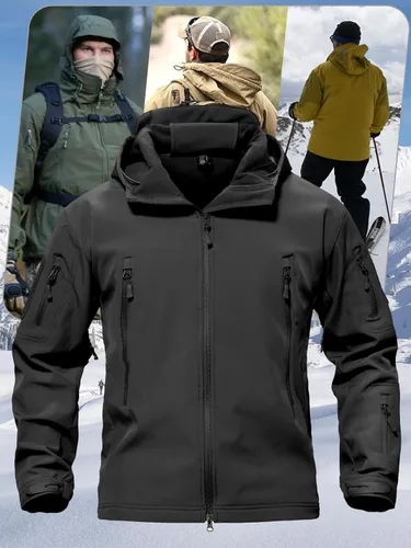 Vista 6 de Tacvasen - Chaqueta militar de operaciones especiales con forro suave, para hombre