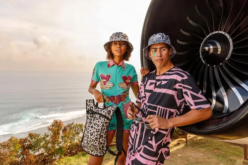 Vista 4 de Vibe Festival Gear Sombrero de pescador unisex para hombres y mujeres, sombrero de pesca de moda, lindo gorro de pescador
