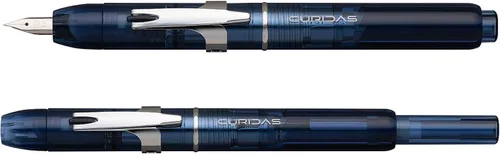 Vista 2 de Platinum Pluma estilográfica, Curidus, Abyss Blue, Punta Media, PKN-7000#50-3