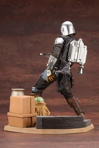 Vista 16 de Kotobukiya The Mandalorian & The Child ArtFX - Estatua de PVC, multicolor