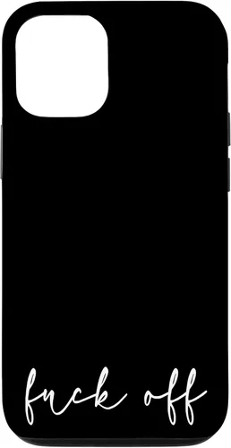 Vista 28 de Fuck Off - Carcasa para iPhone 17, diseño bohemio, con marco dorado, elegante y cursivo