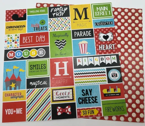 Vista 5 de Scrapbook Customs Kit de álbumes de recortes de papel y calcomanías temáticos, vacaciones mágicas