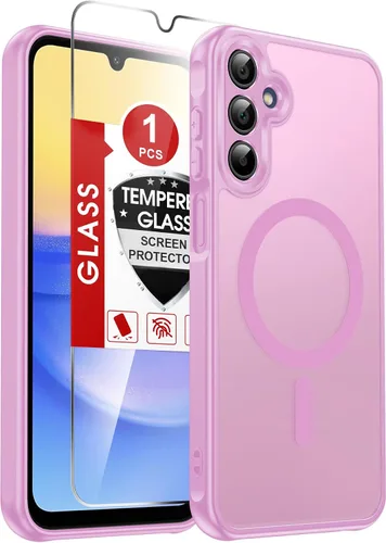 Vista 16 de LeYi Funda para teléfono Samsung-S23: protector de pantalla e imán MagSafe Púrpura