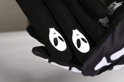 Vista 5 de Skeleton Cool - Guantes de motocicleta para motocicleta, dedos completos, todoterreno, deportes al aire libre para hombres y mujeres y montañismo