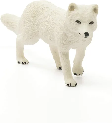 Vista 2 de Schleich Wild Life, figura de animal, juguetes de animales para niños y niñas de 3 a 8 años, zorro ártico