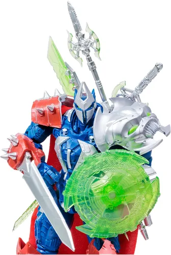 Vista 3 de McFarlane Toys, Spawn Comic Designer Edition Manga Spawn Mega figura con 22 partes móviles, figura coleccionable con accesorios y base de soporte