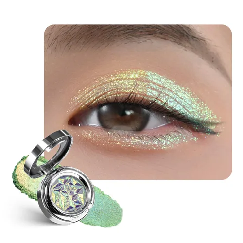 Vista 37 de CHARMACY Star Bomb - Sombra de ojos multicolor con purpurina, paleta de sombras de ojos que cambian de color, sombras de ojos en crema altamente