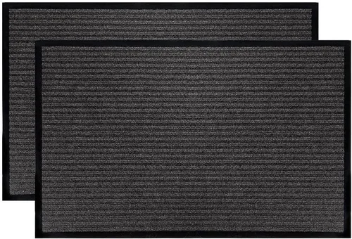 Vista 68 de LuxUrux Tapete de goma duradero para puerta, resistente, interior/exterior, fácil de limpiar, impermeable, patio, garaje, tapete comercial