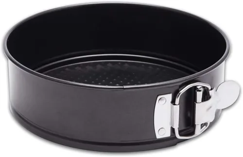 Vista 9 de Hiware Juego de sartenes de forma de resorte de 4 pulgadas - 4 piezas de sartén antiadherente pequeña para mini tartas de queso, pizzas y quiches